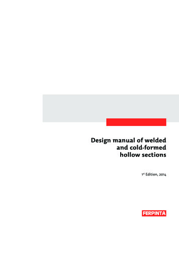 Design Manual Of Welded And Cold-formed Hollow Sections