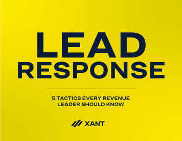 5 Lead Response Tactics Every Revenue Leader Should Know