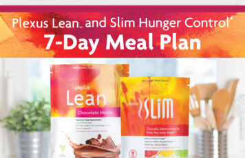 Plexus Lean 7-Day Meal Plan
