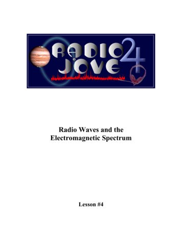 Radio Waves And The Electromagnetic Spectrum - NASA