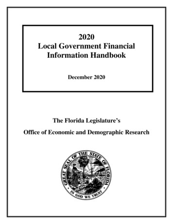 2020 Local Government Financial Information Handbook