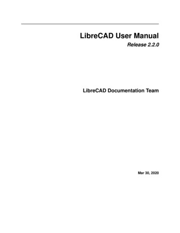 LibreCAD User Manual - Read The Docs