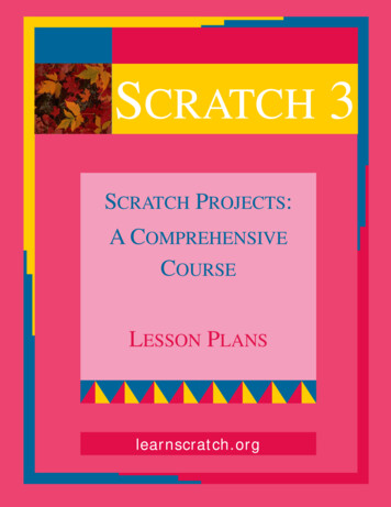 Lesson Plans: Scratch 3 - Harvard University