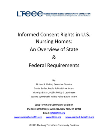 Informed Consent Rights In U.S . - The Consumer Voice