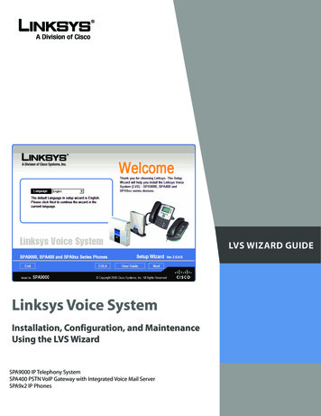 Linksys Voice System - SWS