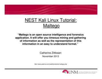 NEST Kali Linux Tutorial: Maltego