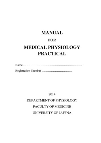 MEDICAL PHYSIOLOGY PRACTICAL - Repository:The Medical .