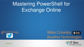 Mastering PowerShell For Exchange Online - WordPress 