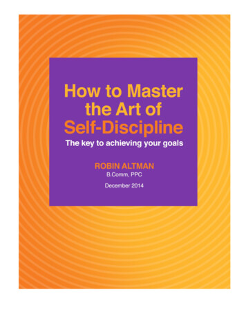 Self-discipline, But Why? Self-discipline - Radiate Coaching