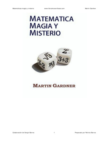 Matemáticas Magia Y Misterio Www . - Libros Maravillosos
