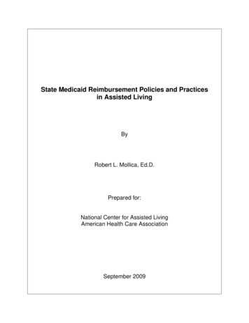 State Medicaid Reimbursement Policies And Practices In .
