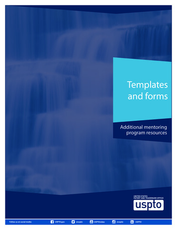 Mentoring Program Toolkit Forms Booklet