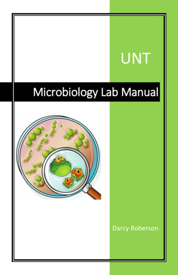 Microbiology Lab Manual - Weebly