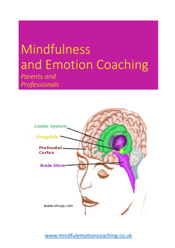 Mindfulness And Emotion Coaching