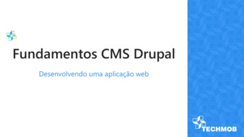 Fundamentos CMS Drupal - Techweek.facom.ufu.br