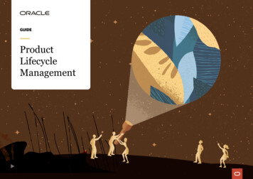 Product Lifecycle Management - Oracle