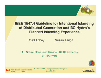IEEE 1547.4 Guideline For . - Microgrid Symposium S