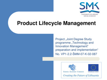Product Lifecycle Management - NIT Srinagar