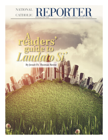 Readers’ A Guide To Laudato Si’ - Ncrnews 