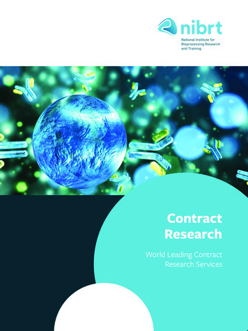 Contract Research