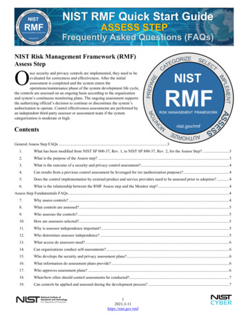 NIST RMF Quick Start Guide
