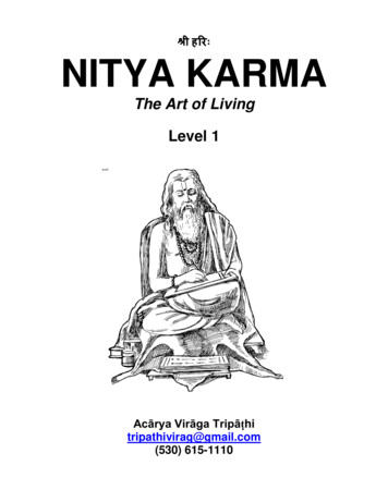 NITYA KARMA - Veda Vyasa Center