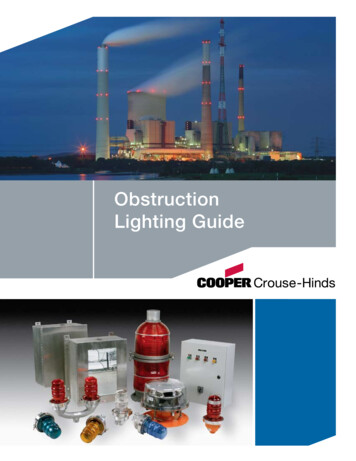 Obstruction Lighting Guide - Intec Automatizari
