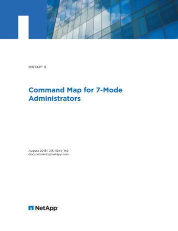 ONTAP 9 Command Map For 7-Mode Administrators - GitHub Pages