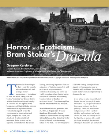 Horror Eroticism: Bram Stoker'sDracula - Hofstra University