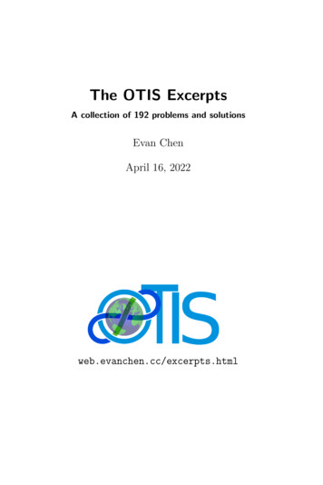 The OTIS Excerpts - Evan Chen