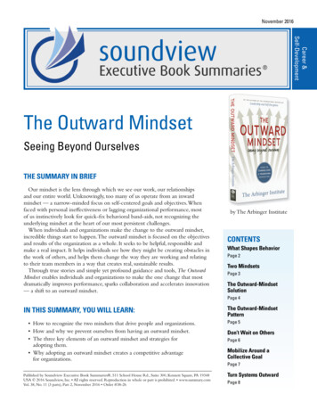 38-26 The Outward Mindset - Optimus OD