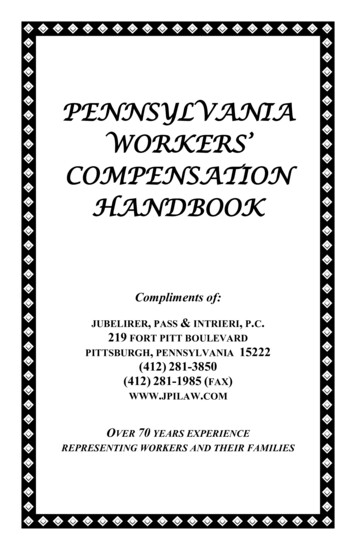 PENNSYLVANIA WORKERS’ COMPENSATION 