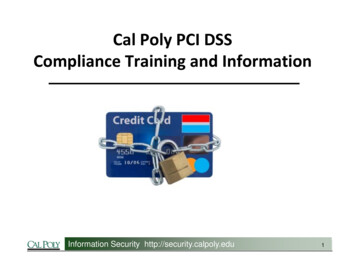 Cal Poly PCI DSS Compliance Training And Information