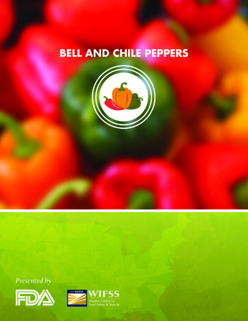 Bell And Chile Peppers PDF - UC Davis Western Institute .