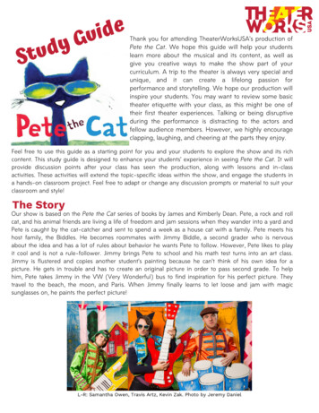 Pete The Cat Study Guide