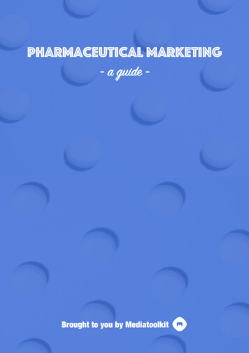 Pharmaceutical Marketing A Guide - Mediatoolkit