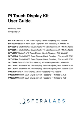 Pi Touch Display Kit User Guide En 013