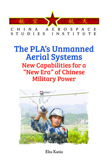 The PLA’s Unmanned Aerial Systems
