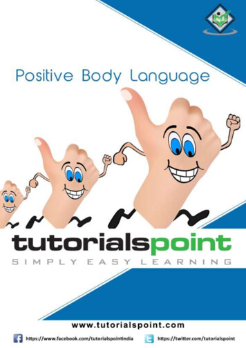 Positive Body Language - Tutorialspoint