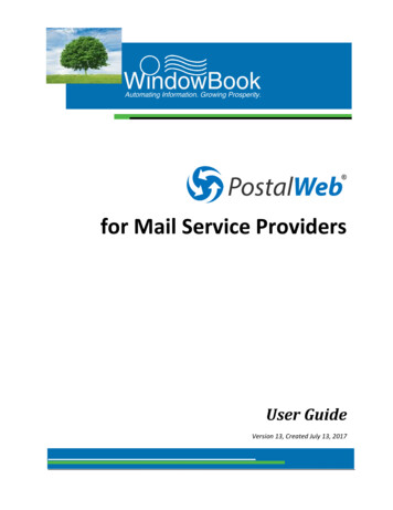 For Mail Service Providers - Amazon Web Services