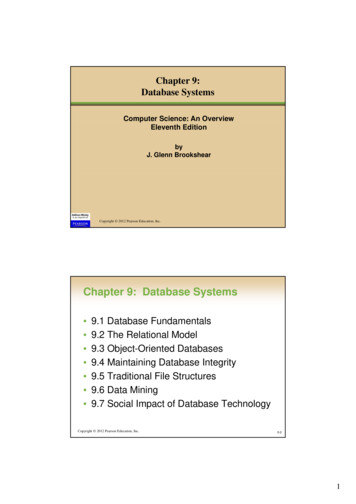 Chapter 9: Database Systems - Di.uniba.it
