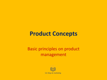 Product Concepts - Un Blog De Marketing