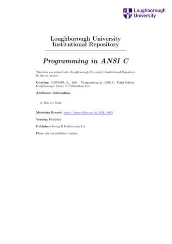 Programming In ANSI C - Karadev 