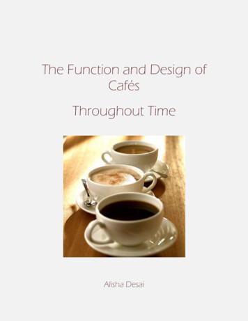 The Function And Design Of Cafés Throughout Time