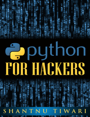 Python For Hackers - Leanpub