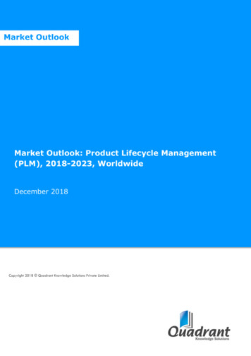 Market Outlook: Product Lifecycle Management (PLM), 