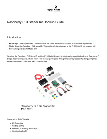 Raspberry Pi 3 Starter Kit Hookup Guide