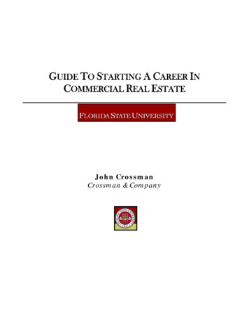 FSU A Guide To Starting A Career In Commercial Real Estate