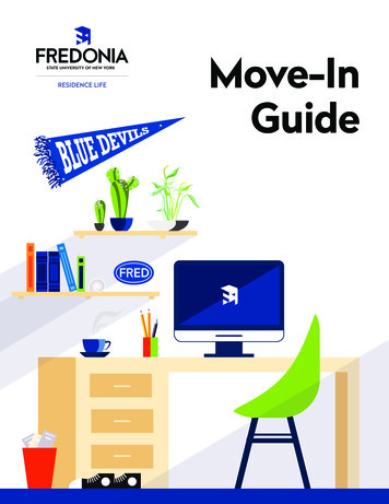 Residence Life Move-In Guide - Fredonia.edu