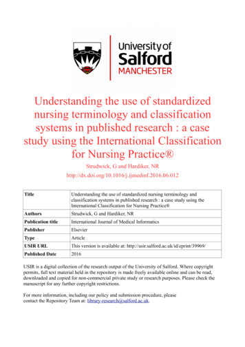 Understanding The Use Of Standardized Nursing Terminology And .
